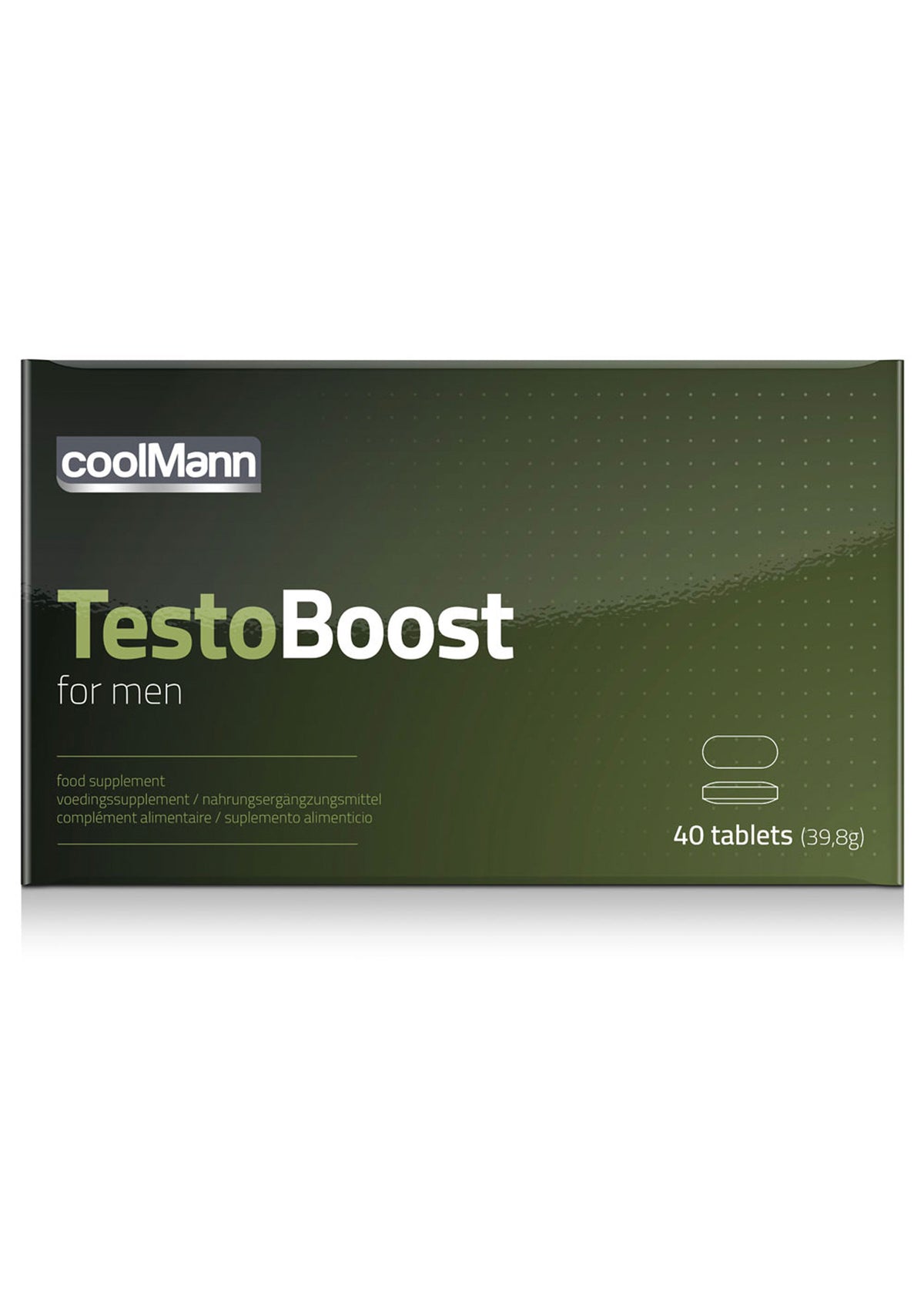 CoolMann Testoboost 40 pcs compresse per uomo