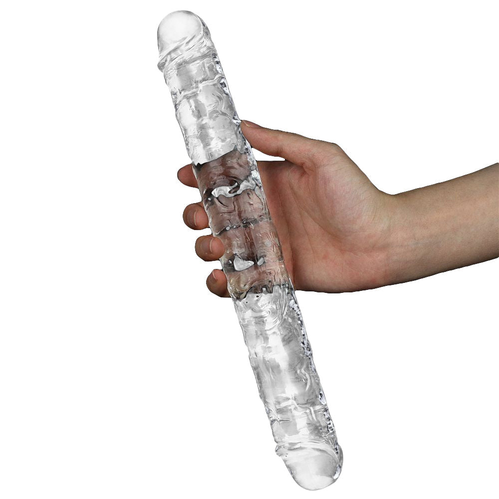 Dildo doppio Flawless Clear 30 cm