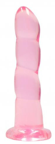 Dildo rosa con ventosa Non Realistic Dildo Suction Cup -  17 cm