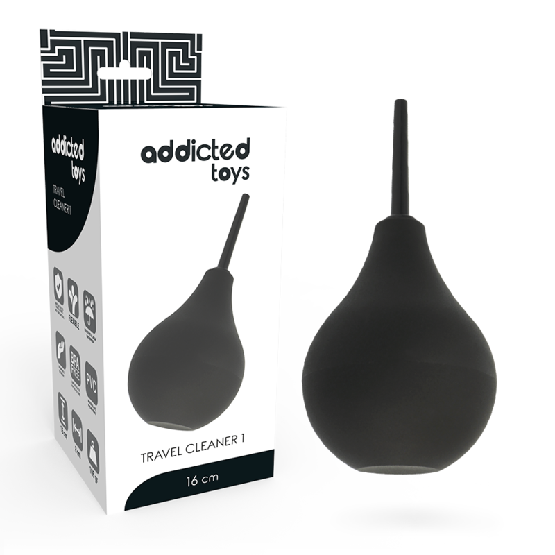 Doccia intima anale nera Addicted Toys