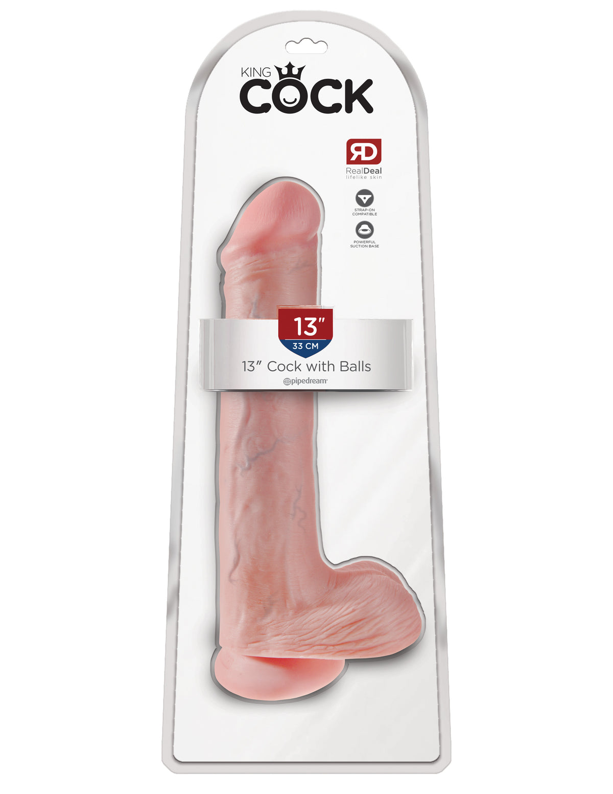 Fallo MAXI realistico con ventosa King Cock 13