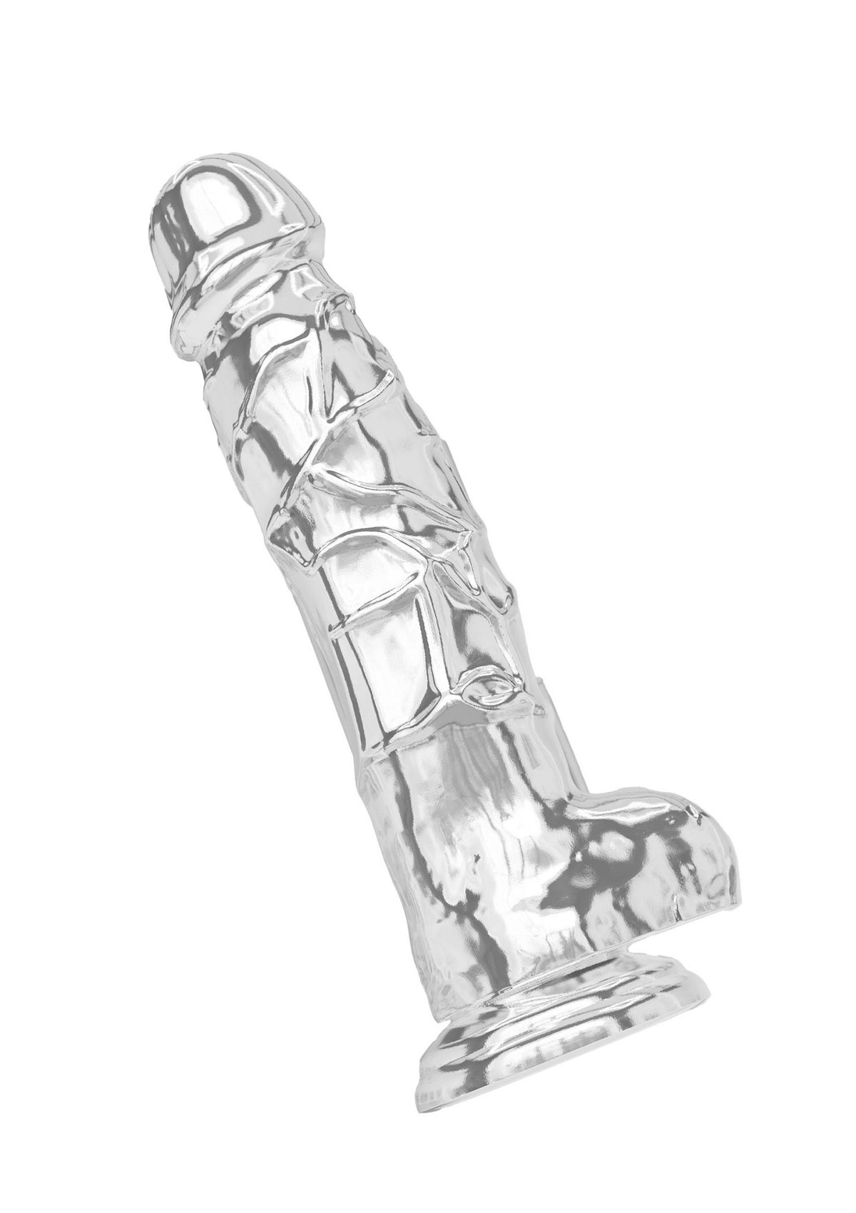 Fallo realistico con ventosa Clear Dildo w. Balls 8 inch