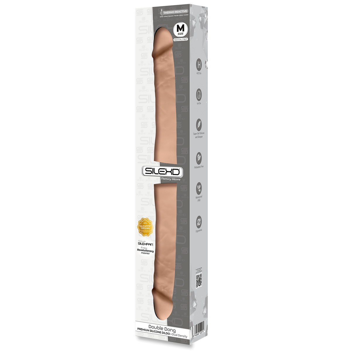 Fallo realistico doppio Model 1 Double Dong M 42.5 cm