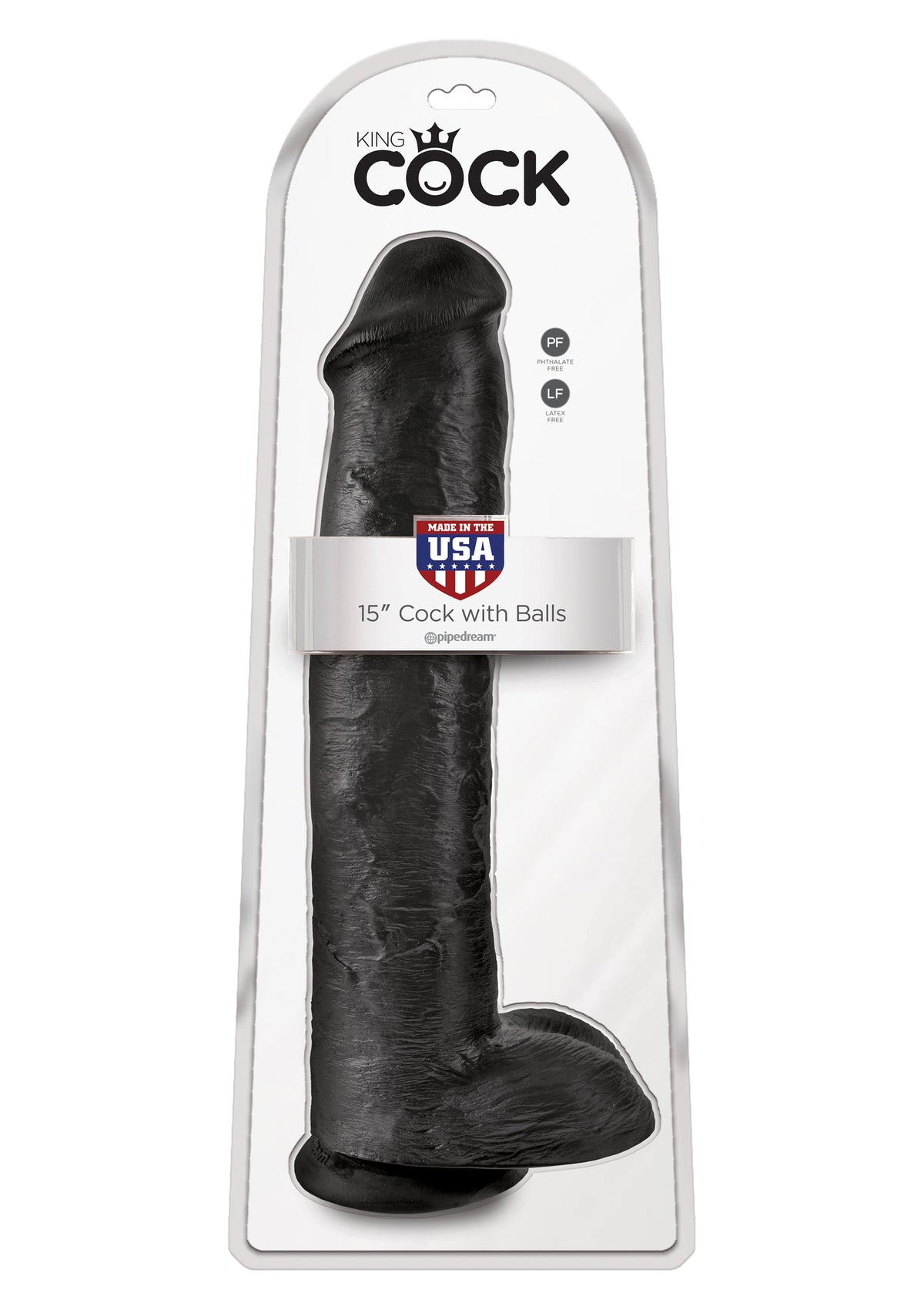 Fallo realistico King Cock 15Inch With Balls con ventosa