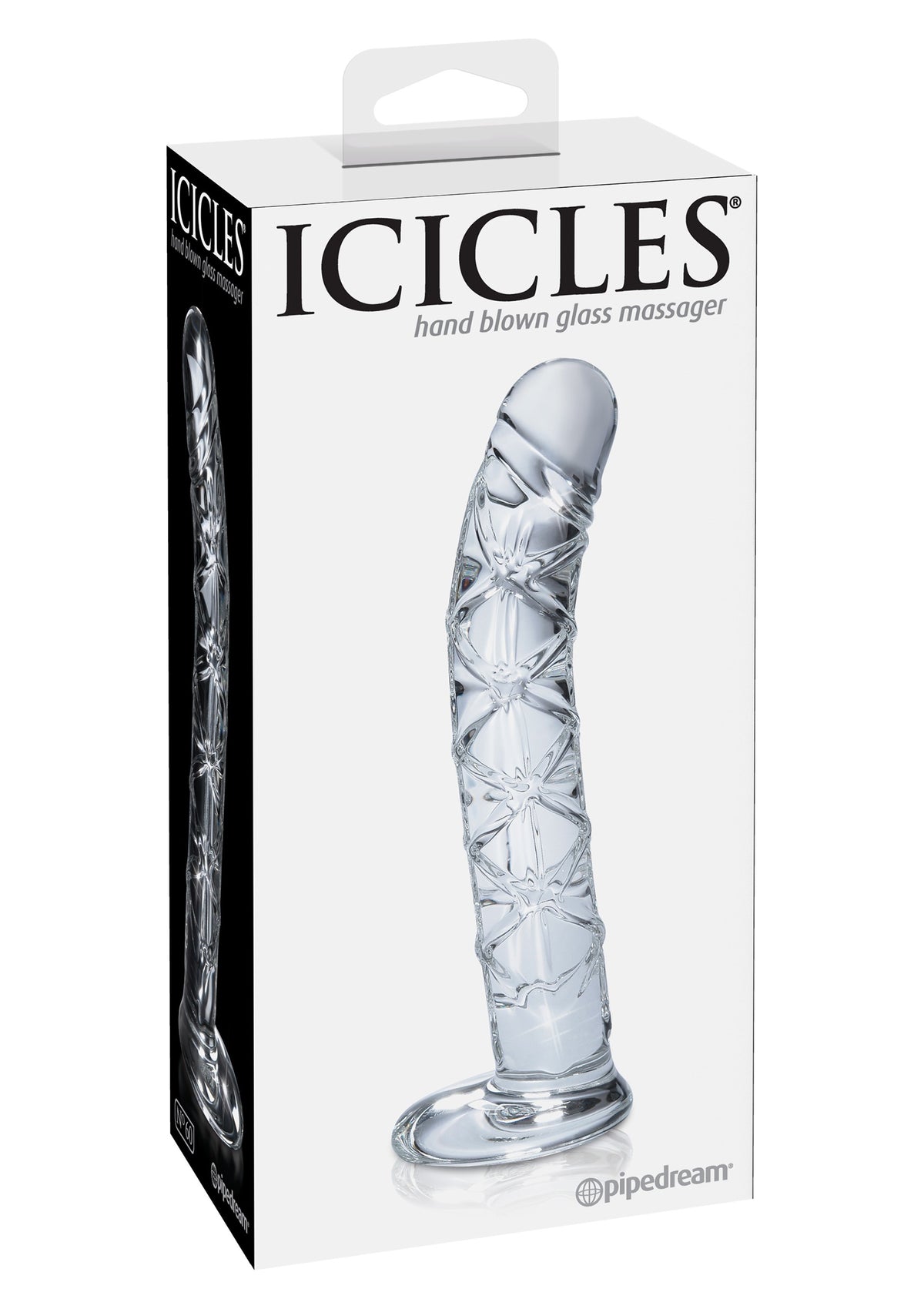 Fallo realistico in vetro icicles no 60