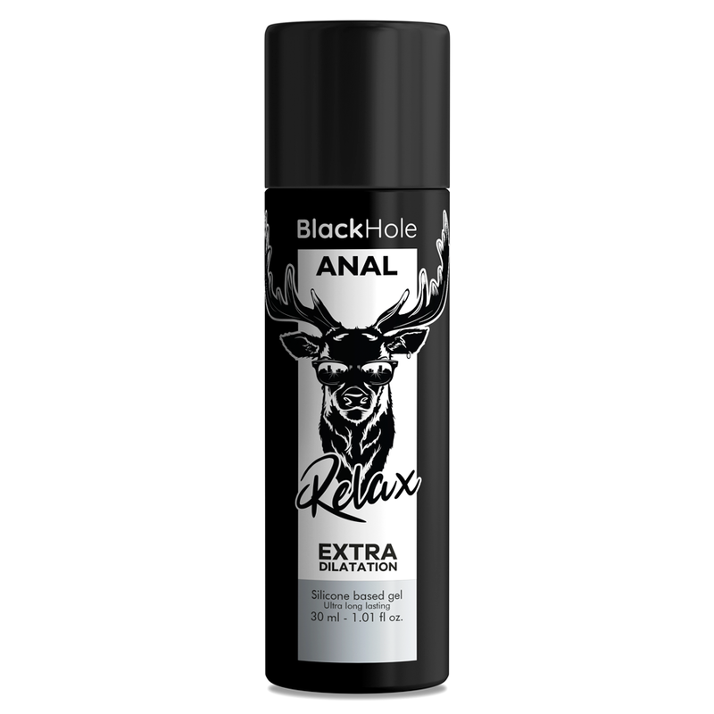 Gel intimo al silicone dilatatore anale 30 ml black hole