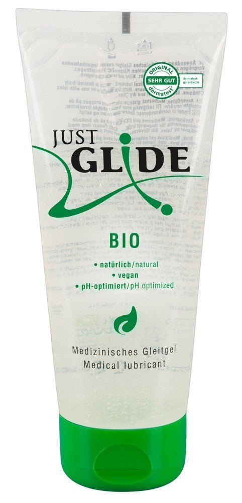 lubrificante gel intimo bio a base acqua just glide bio vaginale anale 200ml