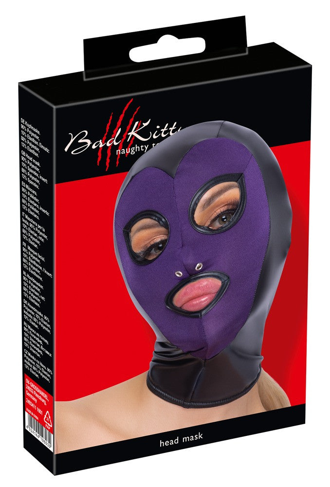 Maschera viso Head mask viola