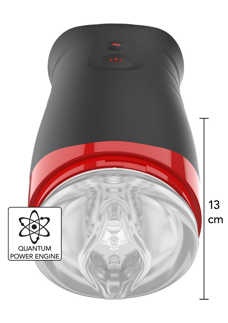 Masturbatore per pene vibrante ricaricabile Fusion X Quantum Hidden Desire