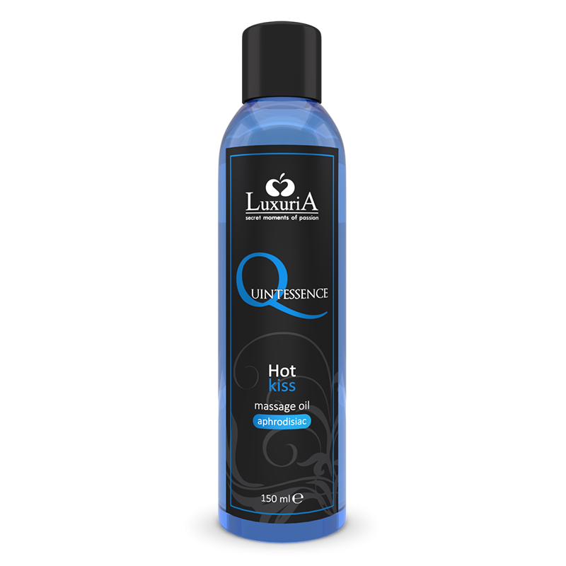 Olio per massaggi erotici di coppia Quintessence Hot Kiss