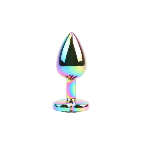 Plug anale rainbow con pietra chisa novelties