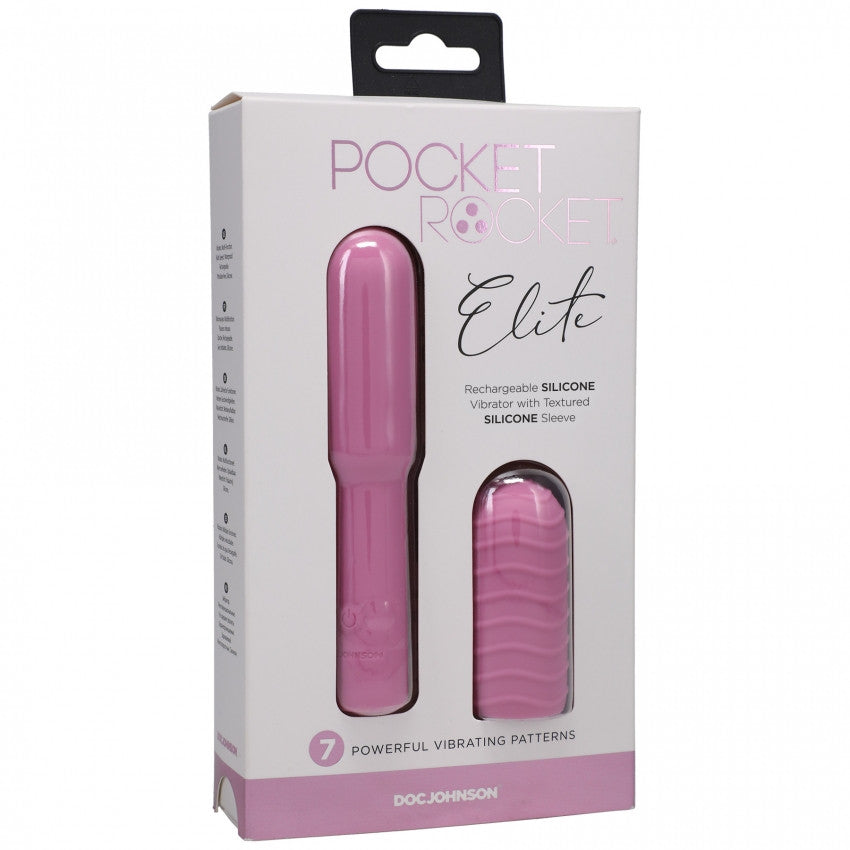 Vibratore rosa Pocket Rocket Elite