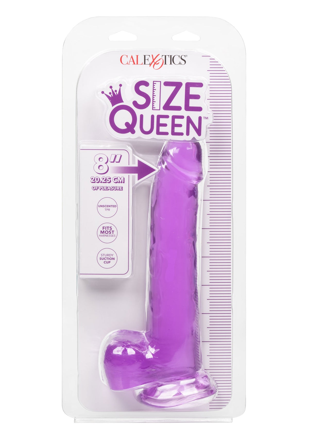 Fallo realistico con ventosa Queen Size Dong 8 Inch