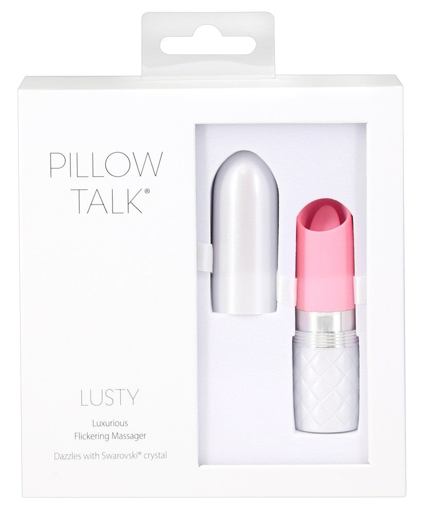 Vibratore a rossetto Lusty rosa