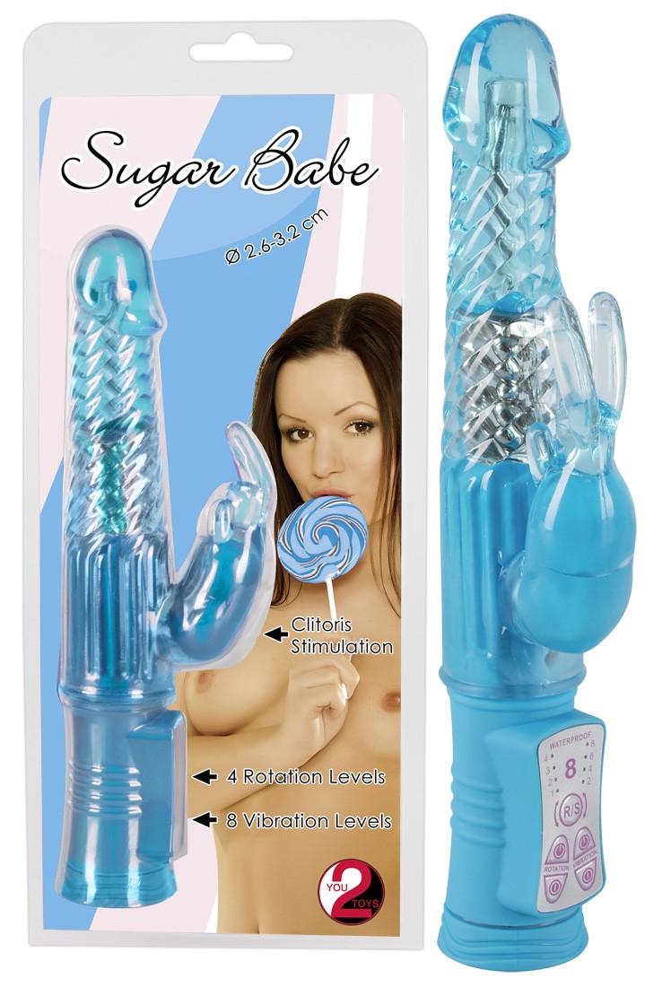 Vibratore Rabbit Blue Sugar Babe