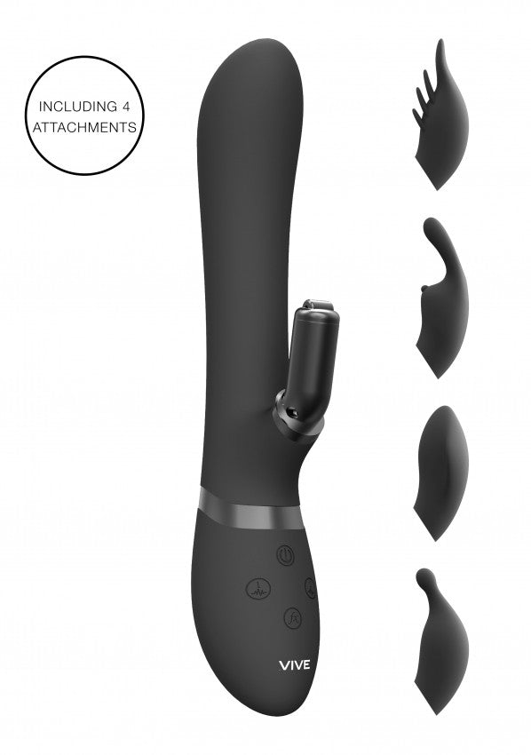 Vibratore rabbit Chou nero