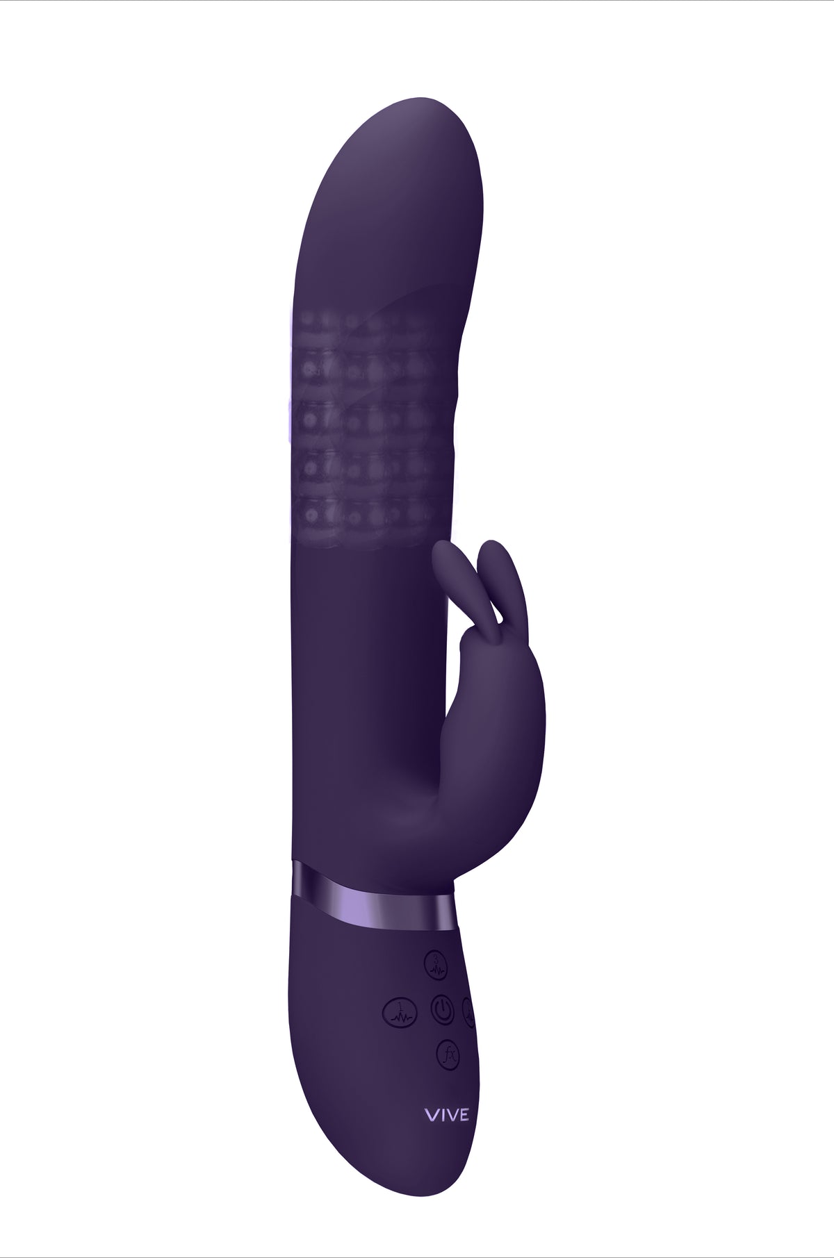 Vibratore vaginale rabbit Vibrating and Rotating Beads, G-Spot Rabbit Purple